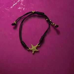 Adjustable starfish bracelet